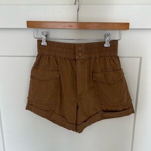 Abercrombie & Fitch Tan Women's Cargo Shorts